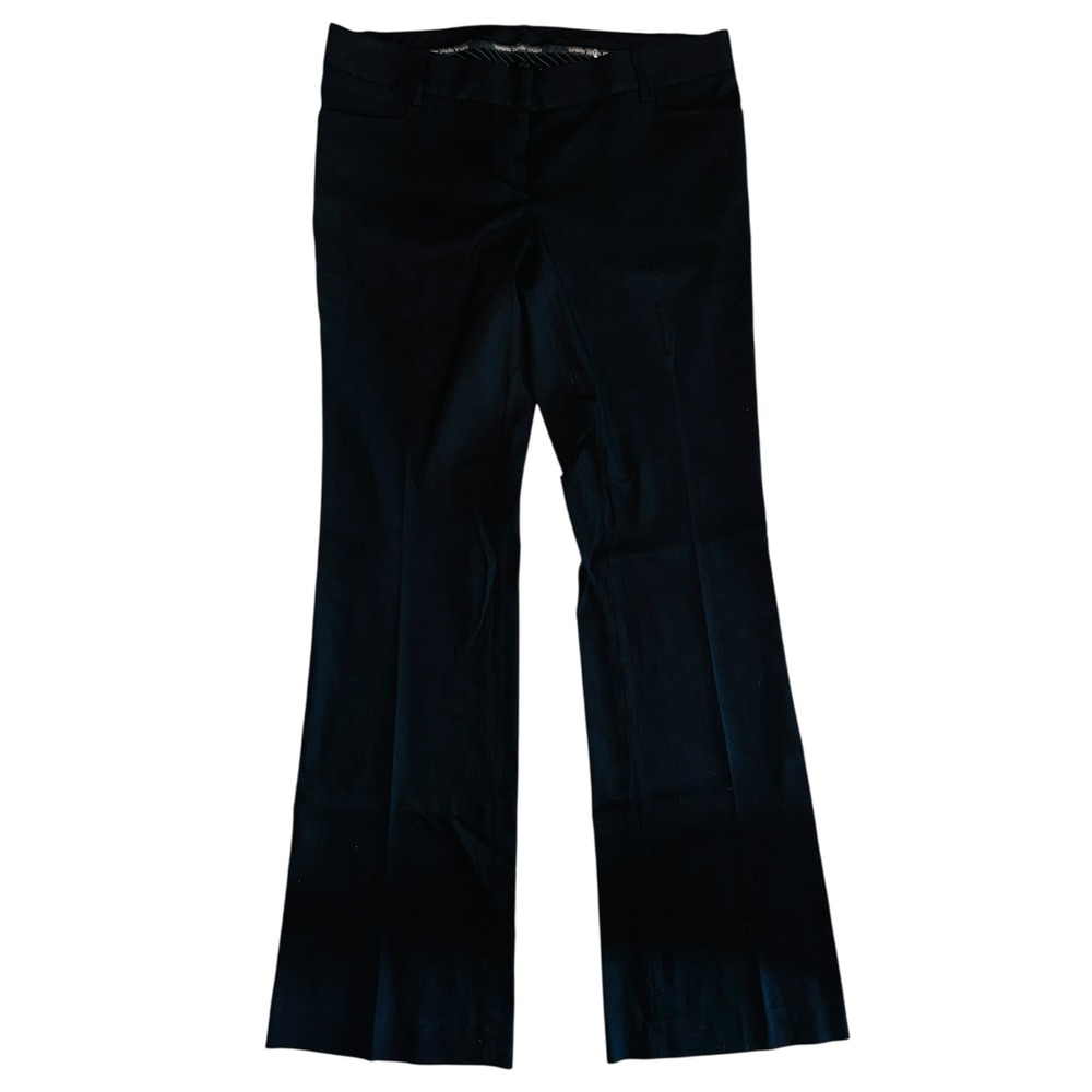 WB6 Express Design Studio Stylist Black Career Dress Pants Bootcut 8 Long
